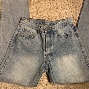 J. Galt Mid Rise Button Fly Straight Jeans 28/29